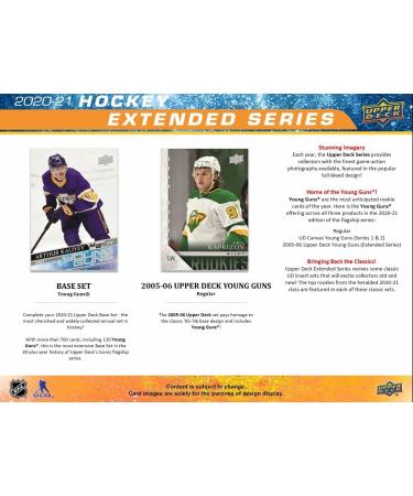 2020/21 Upper Deck Extended Series NHL Hockey Blaster Box - 7 Packs | Young Guns Rookie Cards - Buy Online on SooperMarket.com