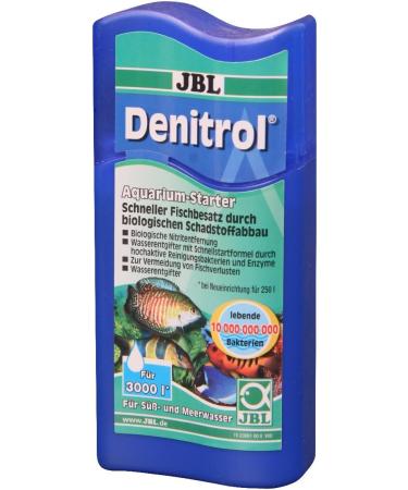 JBL 7-in-1 Aquarium Water Test Strips - Proaquatest Easy 50 Test Strips + Denitrol Starter for Fresh & Saltwater Aquariums - Easy Water Quality Testing & Bacteria Starter - Buy Online on SooperMarket.com