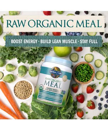 Garden of Life RAW Organic Meal Shake & Meal Replacement 18.3 oz | Nutritional Superfood - Buy Online on SooperMarket.com