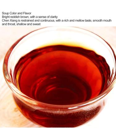 Pu'Er Ripe Tea 60G(2.1Oz) The Taste of The Tea Leaves is Pleasant and Indifferent The Taste is Mellow The Tea Soup is Full The Soup Has a Thick Taste for Family and Friends - Buy Online on SooperMarket.com