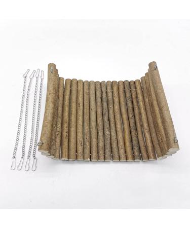 Buy Rabbit Wood Swing - Multifunctional Wooden Hamster Hammock for Mice & Sparrows | Natural Cute Resting Platform (20x30 cm) - Buy Online on SooperMarket.com