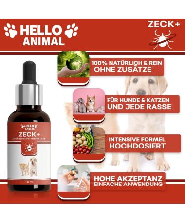 Helloanimal Anti-Tick Liquid for Dogs & Cats | Instant Protection | Natural Supplementary Feed - Buy Online on SooperMarket.com