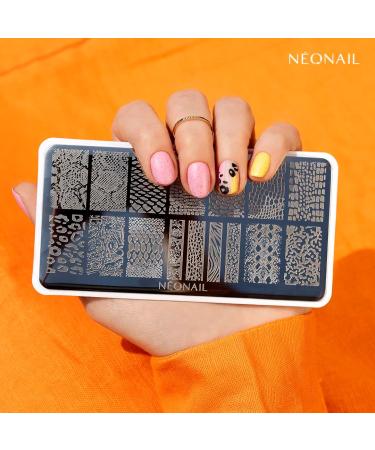 Neonail Stamping Plate 11 | Nail Art & Design Stencil | French Nails Stamp Schablone | Perfect for Creative Nail Designs - Buy Online on SooperMarket.com