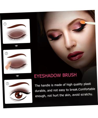PLAFOPE 100pcs Sponge Eye Emulsion Dual Ended Makeup Brush Plastic Eye Shadow Sponge Stick - Buy Online on SooperMarket.com