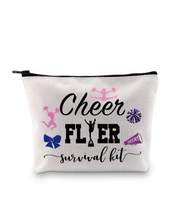 JTOUK Cheer Flyer Gift Cheer Coach Gift Cheer Bag Cheer Flyer Survival Kit Cosmetics Bag Gift For Cheerleaders Cheer Teams Survival Cheer Flyer Bag EU