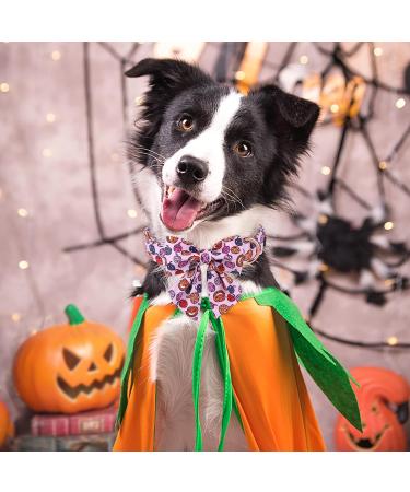 Shop Cute Pink Pumpkin Dog Collar | Aring Pet Halloween Halison - Cotton Halloween Collars for All Dog Sizes - Buy Online on SooperMarket.com