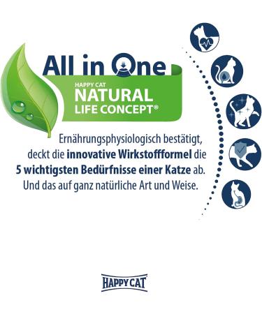 Happy Cat Sensitive Urinary Control 300g & 50g (Pack of 6) - Optimal Urinary Health for Cats | International Shipping Available - Buy Online on SooperMarket.com