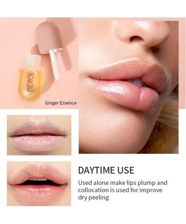 2Pcs Natural Lip Plumper Kit for Day and Night | Fuller, Softer, Bigger Lips - Cosmetics Plumper Set - Buy Online on SooperMarket.com