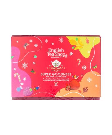 English Tea Shop Organic Holiday Super Goodness Collection - 12 Loose Leaf Pyramid Tea Bags