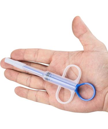 PAGOW Pet Medicine Feeder Silicone Syringe with Soft Tips for Cats and Dogs - Blue (2pcs) - Buy Online on SooperMarket.com