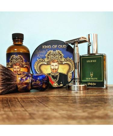 Buy King of Oud Tallow Shaving Soap | Enriched with Donkey & Water Buffalo Milk | Premium Omega 3 & Natural Extracts | International Shipping Available - Buy Online on SooperMarket.com