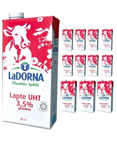 La Dorna 3.5% Fat Milk 1 Lt x 12 Boxes