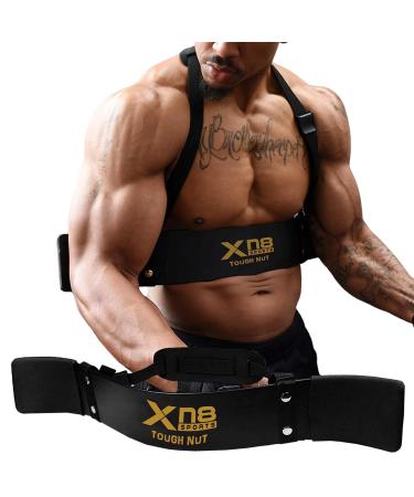 XN8 Biceps Isolator Arm Blaster for Bodybuilding Arm Trainer Strength Training Weightlifting Belt Men - Biceps Trainer Black