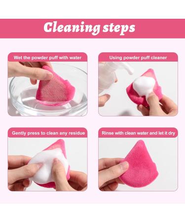 Shop BS-MALL Triangle Powder Puff - Soft Makeup Sponge Set for Loose Powder Body Powder & Foundation - Pack of 7 (A-Pink - Buy Online on SooperMarket.com