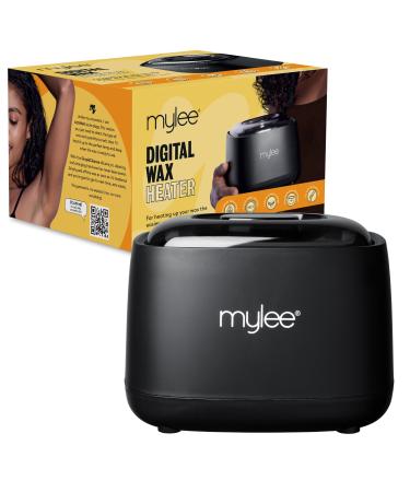 Mylee Digital Wax Heater with Silicone Jar for Hard & Soft Cr me Wax Salon Quality Hair Removal Depilatory Waxing Melter Digital Temperature Control Wax Warmer