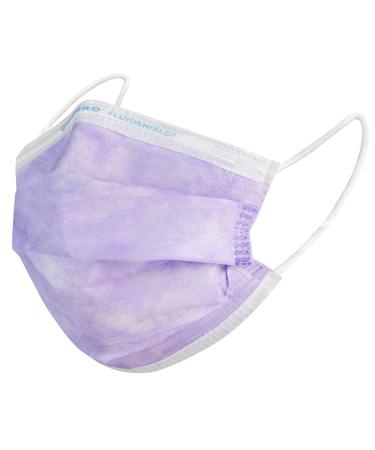 HALYARD FLUIDSHIELD 1 Disposable Procedure Mask w/SO Soft Lining and SO Soft Earloops Lavender Level 1 25868 (Case of 500)