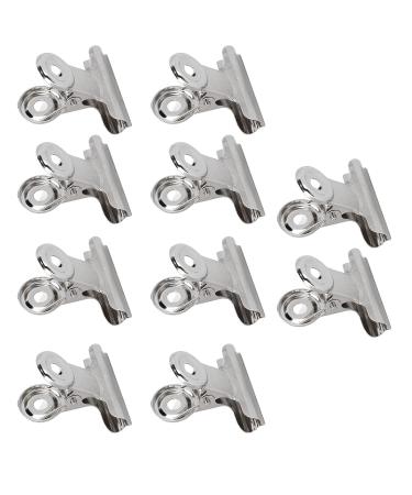 10 Nail Tip Clips for Quick Nail Shape Construction - Metal Nail Extension & Fiberglass Fixation Accessories for Home Salons - Buy Online on SooperMarket.com