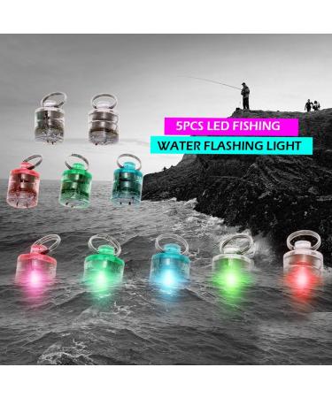 Lixada 5PCS LED Fishing Light - Deep Drop Underwater Squid Strobe & Flashing Bait Lure | International Shipping Available - Buy Online on SooperMarket.com