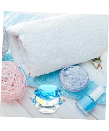 POPETPOP 1pc Nail Art Crystal Cup Containers with Lids Diy Powder Holder Jewelry Holder Nail Powder Container Nail Art Liquid Cup Clear Glass Crystal Cup Crystal Art Glass Acrylic Self Made 7.5x6cm Blue - Buy Online on SooperMarket.com