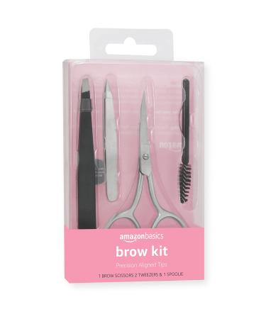 Amazon Basics 4 Piece Brow Kit black