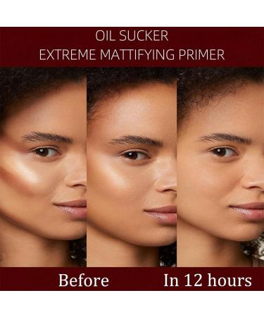 Oil absorber extreme matte alkaline primer oil absorber makeup primer waterproof and sweat-proof matte primer suitable for all skin types 3pcs - Buy Online on SooperMarket.com