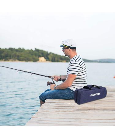 PLUSINNO Fishing Rod and Reel Combo - Carbon Fiber Telescopic Pole, Spinning Reel 12+1 Bearings, X-Full Kit, 2.7M, with Carrier Bag - Buy Online on SooperMarket.com
