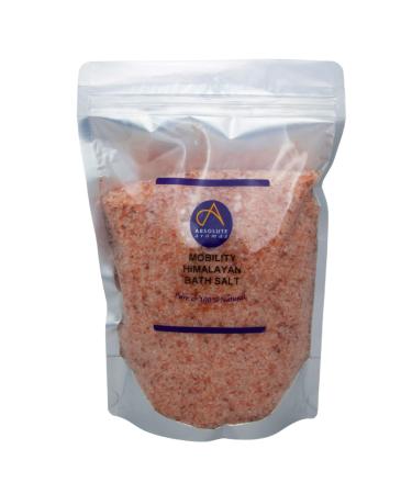 Absolute aromas swimming salt mobility 1 kg - natural coarse pink Himalayas salt enriched with 100% pure essential oils made of ginger eucalyptus peppermint and rosemary