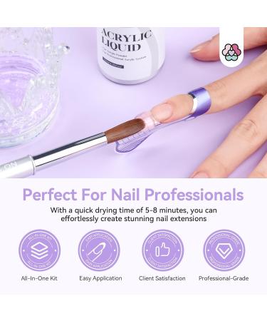 SAVILAND Acrylic Nail Kit with Nail Drill - Professional Acrylic Powder & Liquid Set for DIY Nails - Buy Online on SooperMarket.com
