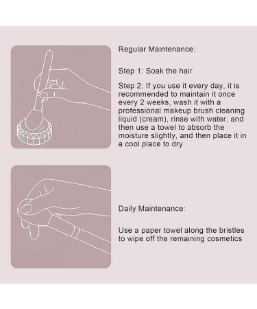 Makeup Brush Smooth Foundation Brush Firm and Dense Powder Brush Durable for Women Makeup Not Easy to Fall Off - Buy Online on SooperMarket.com