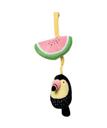 Manhattan Toy Toucan Crib & Baby Travel Accessory Brahms's Lullaby Pull Musical Toy