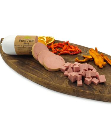 Paw Natural Hundenwurst Cutting Festival |3x400g beef sausage |Gluten and grain-free |From fresh meat of healthy animals (beef 3x400gr) Rind 400 g (3 pack)