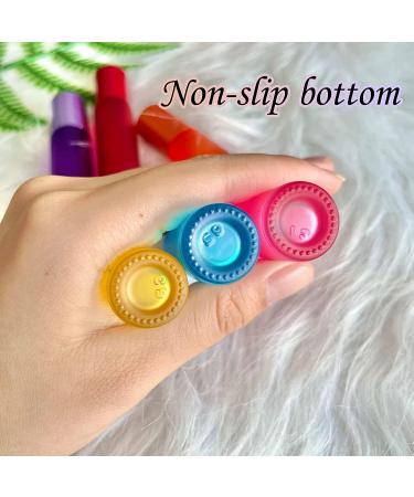 Buy 4PCS Colored 5ml Glass Roll-On Bottles for Essential Oils | Refillable & Portable - Ideal for Perfumes Lotions & Aromatherapy - Buy Online on SooperMarket.com