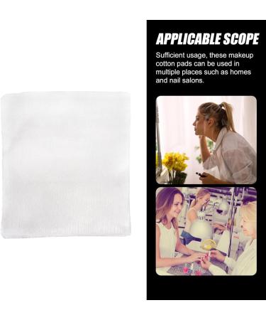 Beavorty 200pcs Makeup Remover Pads | Facial & Nail Polish Remover Pads - Cotton Cleansing Face Pads for Gentle Cleaning - Buy Online on SooperMarket.com