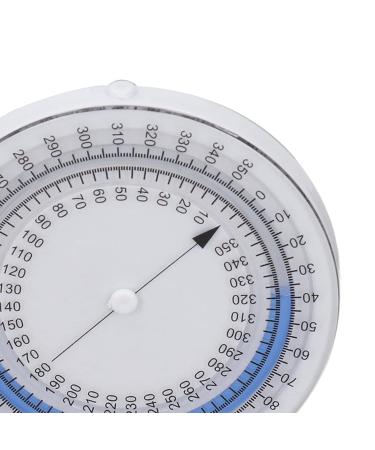 Inclinometer Good Sealing Bubble Therapy Inclinometer Scratch Resistant Clean Easy Rotation Non Leak for Students Professionals for Measure Motion Range (Blue) - Buy Online on SooperMarket.com