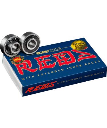 Bones Race Reds Skateboard Bearings 8 Pack