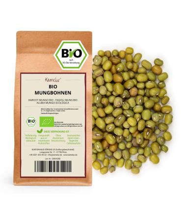 Kamelur Organic Mung Beans Germinable - 2.5kg - dried organic mung beans without additives