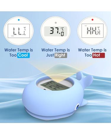 Waterproof Floating BPA-Free Digital Baby Bath Thermometer with Mute Alarm - Bath Time Toy - Buy Online on SooperMarket.com
