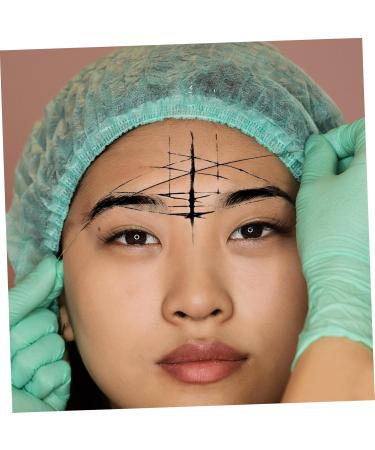 Angoily Ink Microblading Measuring Home for Thin- Mapping Disposable Brow Eyebrow Grooming Ruler - Buy Online on SooperMarket.com