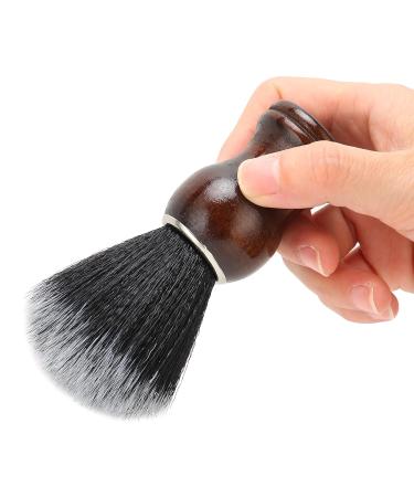 Ankroyu Hair Razor Brush - Professional Beard Shaving Brush for Men | Portable Wooden Handle Barber Tool - Buy Online on SooperMarket.com