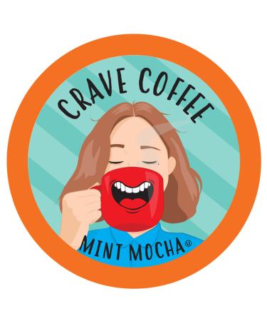 Crave Beverages Mint Mocha Coffee Pods for Keurig K Cup Brewers 100 Count