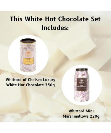 Luxury White Hot Chocolate Set Bundle with Whittard of Chelsea Luxury White Hot Chocolate 350g + Whittard Mini Marshmallows 230g - Perfect for Any Occasion - Buy Online on SooperMarket.com
