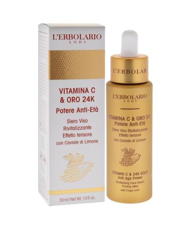 Vitamin C & 24K Gold Anti-Ageing Face Serum - Radiant Skin Youthful Glow International Shipping - Buy Online on SooperMarket.com