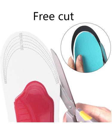 Orthotic Insoles for Heel Pain Relief - Comfortable Plantar Fasciitis Support for Men & Women - Black Orthopedic Insoles for Flat Feet - Buy Online on SooperMarket.com