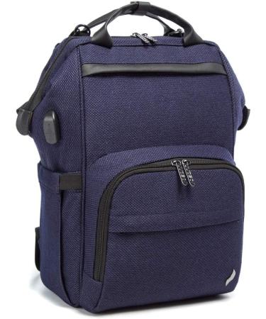 Osann Diaper Backpack - Large Capacity with Mobile Phone Port | Stylish Indigo | Perfect for International Shipping - Buy Online on SooperMarket.com