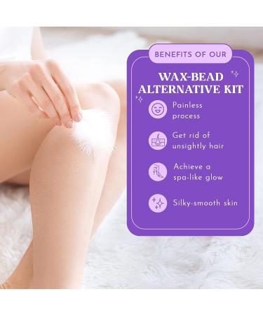 MOOM Express Natural Wax Strips - Pre-Waxed Hair Removal Kit for Legs, Bikini, Face, and Body - On-the-Go Waxing Solution - 10 Double-Sided Strips + Finishing Oil (20 count) - Buy Online on SooperMarket.com