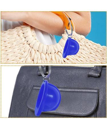 IMIKEYA Construction Hat Keychain 6pcs Mini Helmet Key Rings Safety Helmets Hard Hats Pendant Charms Construction Party Favors Blue - Buy Online on SooperMarket.com