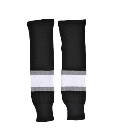 Sherwood - Children Hockey Stroats I Shibein Protection I Stutze for hockey players I ideal fit I 100% polyester i 27 variants Senior Black/White/Gray