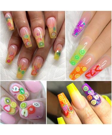 EHOPE Fake Sprinkles Fruit Nail Art Slices Polymer Faux DIY Kit - 24 Styles - Buy Online on SooperMarket.com