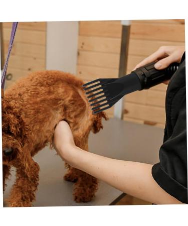 FRCOLOR Water Blower for Pets Pet Dryer Nozzle Replacement of Dryer Nozzle Pet Hair Dryer Hair Dryer Comb Universal Comb Hair Dryer Attachment Hair Styling Nozzle Universal Appendix Accessories ABS 12.00X7.00X4.00CM Black - Buy Online on SooperMarket.com