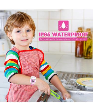 SKYROKU Silicone Kids Potty Training Timer Watch with Flashing Lights and Music Tones  Toddler Toilet Training Aid - Water Resistant (Pink) - Buy Online on SooperMarket.com